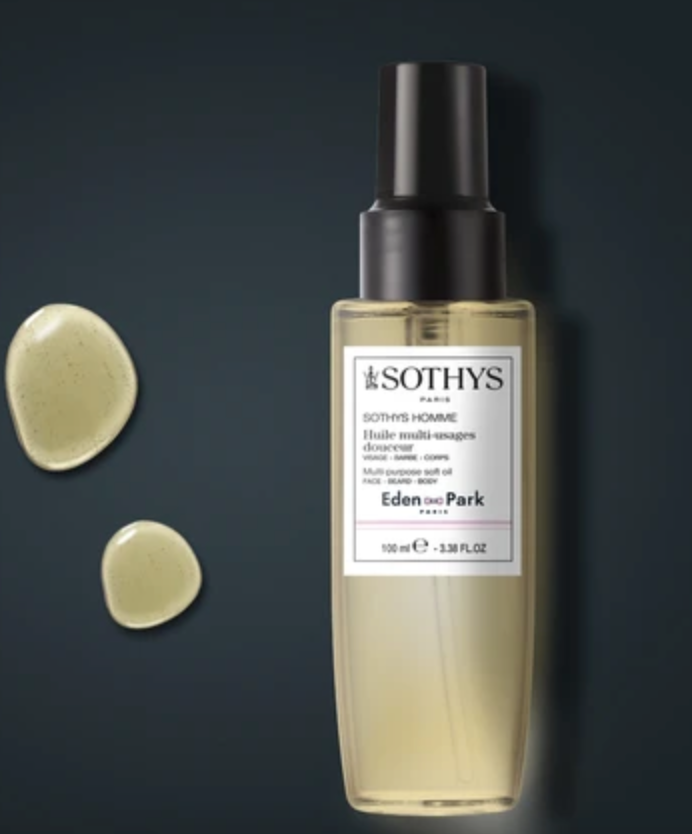 SOTHYS HOMME Multi-purpose soft oil for Face- Beard- Body