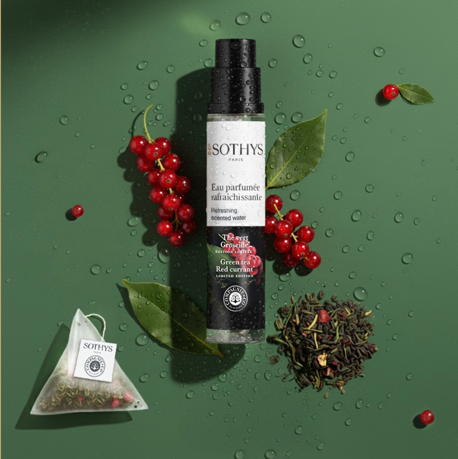 SOTHYS - Refreshing scented water Green tea - Red currant