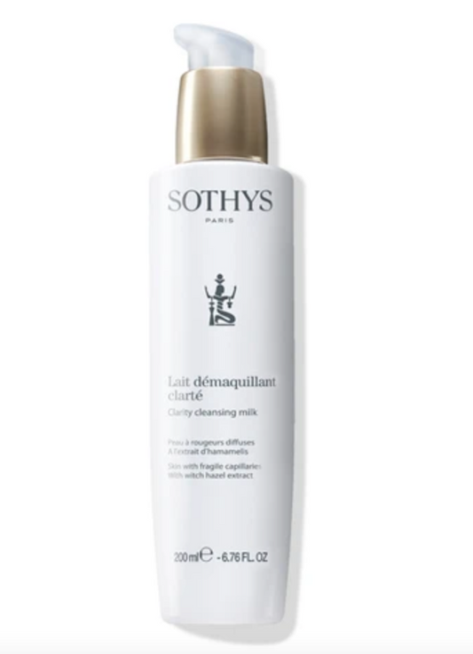 SOTHYS Clarity cleansing milk. Skin with fragile capillaries, 200 ml./ 400 ml.