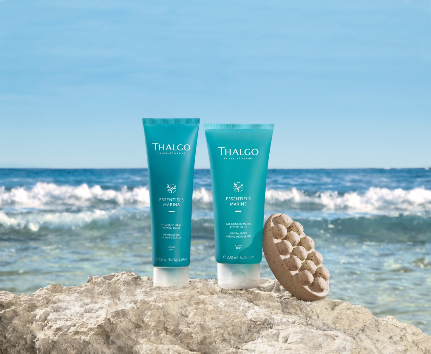 THALGO - Shower gel, Marine scrub, Exfoalting Marine soap